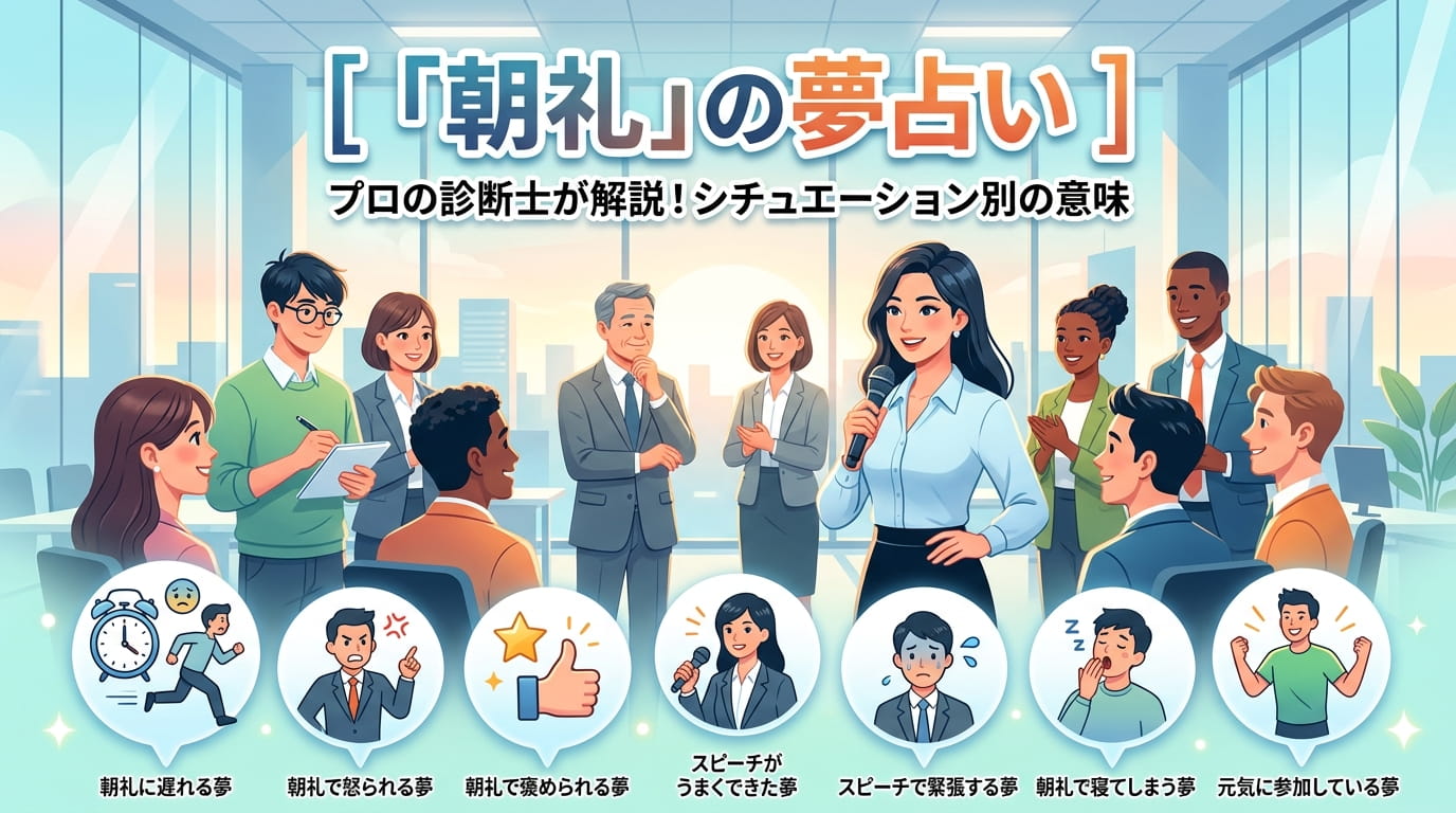 朝礼スピーチ夢占い